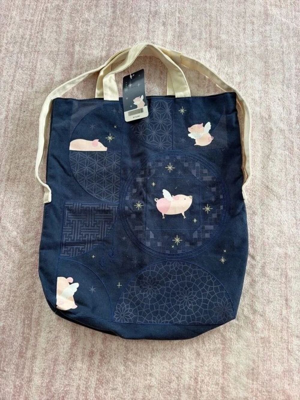 Starbucks Korea 2019 New Year Happy Dream Pig Eco Bag (뉴이어 해피드림 피그 에코백)